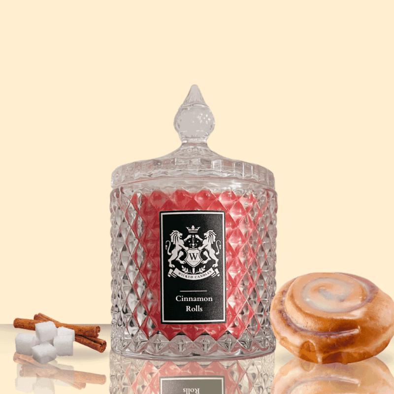 wicked candles cinnamon rolls αρωματικό κερί σόγιας με άρωμα κανέλα βούτυρο ζάχαρη