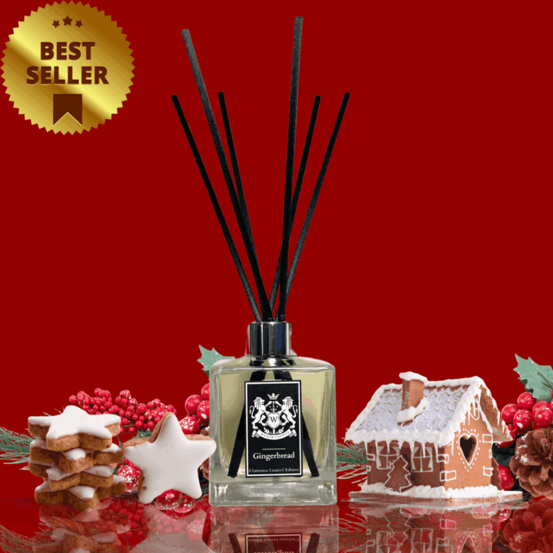 wicked candles reed diffuser gingerbread αρωματικό χώρου με χριστουγεννιάτικο άρωμα