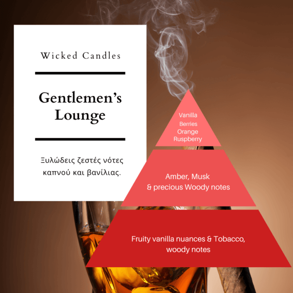 Gentlemen's Lounge Scented Soy Candle - Image 2