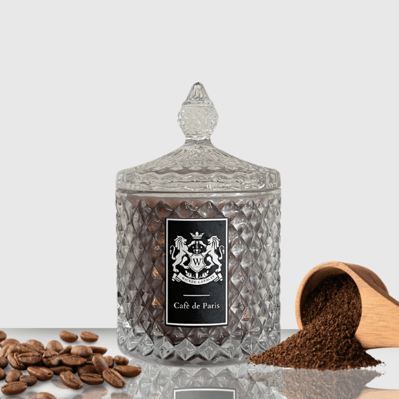 afé de Paris – Αρωματικό Κερί Σόγιας με Άρωμα Καφέ | Wicked Candles
