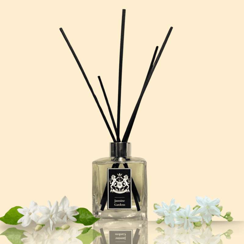 wicked candles Jasmine Gardens Reed Diffuser 200ml – Αρωματικό χώρου με νότες γιασεμιού & λουλουδιών