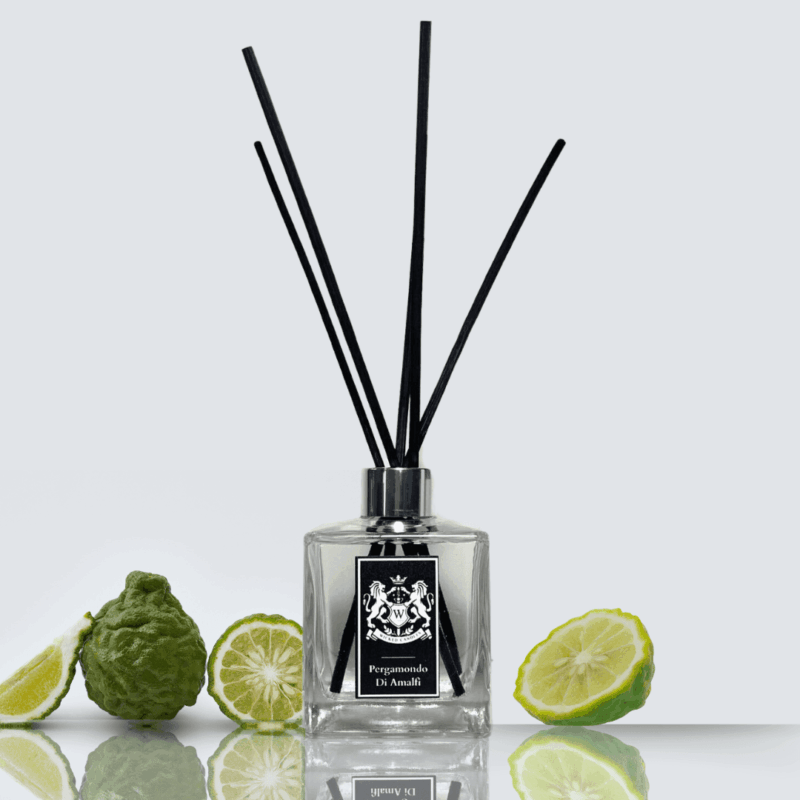 wicked candles Reed Diffuser Pergamondo di Amalfi 200ml – Αρωματικό χώρου περγαμόντο, βανίλια & άνθη εσπεριδοειδών