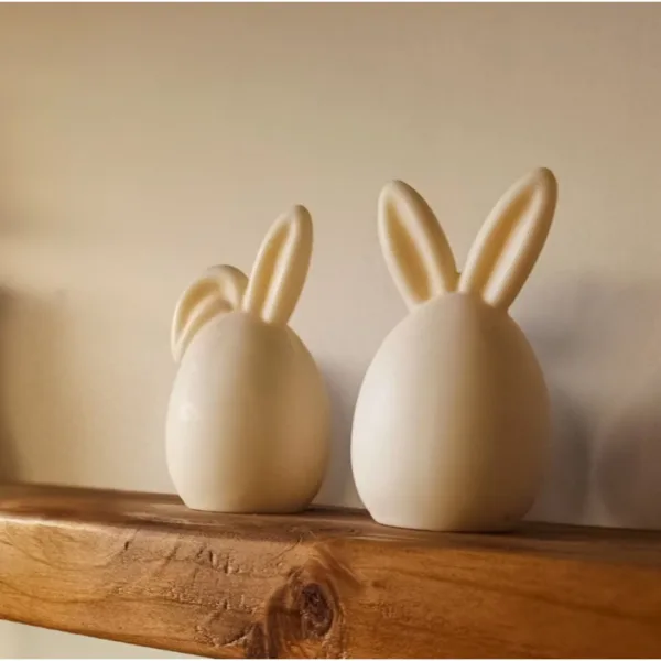Easter Bunny Scented Soy Candle - Image 2
