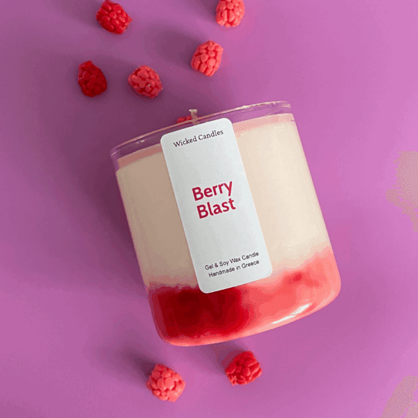 Berry Blast Scented Soy Candle - Image 2