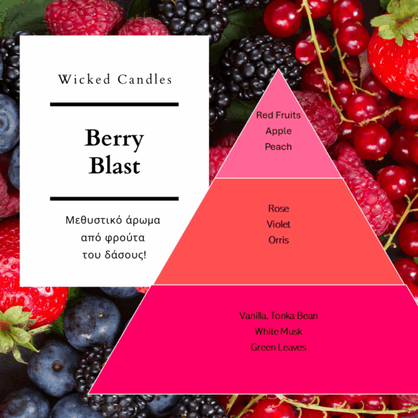 Berry Blast Scented Soy Candle - Image 3