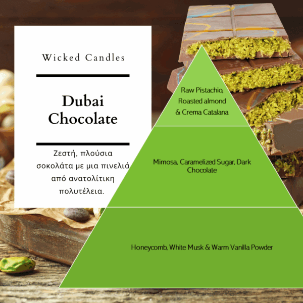 Dubai Chocolate Soy Wax Candle - Image 3