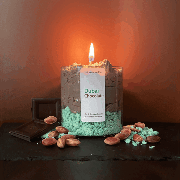 Dubai Chocolate Soy Wax Candle