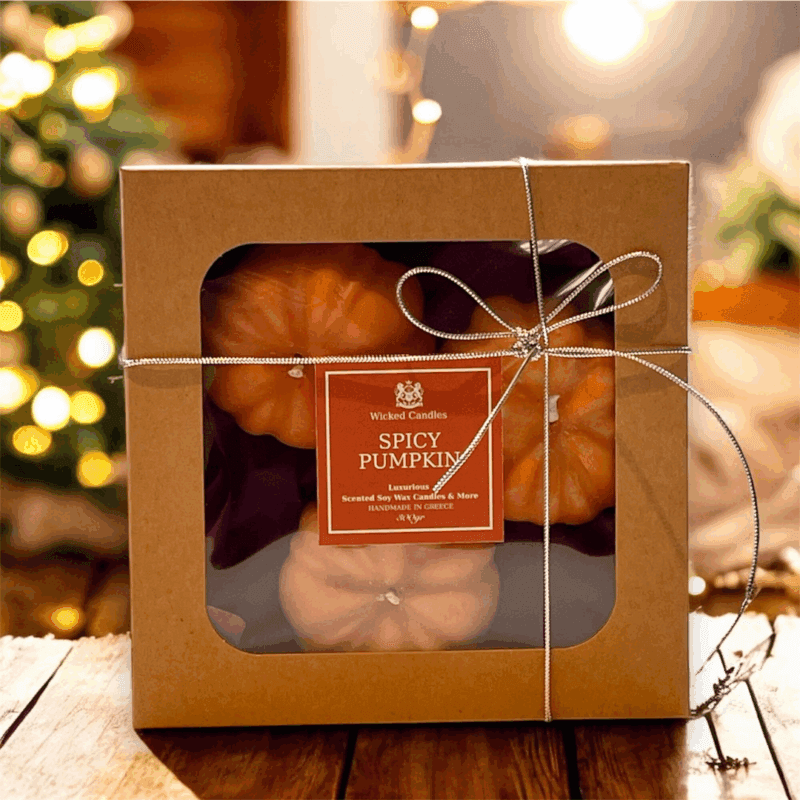 Spicy Pumpkin Set of 3 Αρωματικά Κεριά Σόγιας Wicked Candles