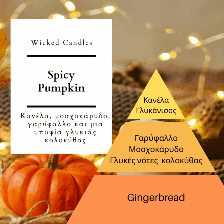 wicked candles whiskey spicy pumpkin αρωματικό κερί σόγιας