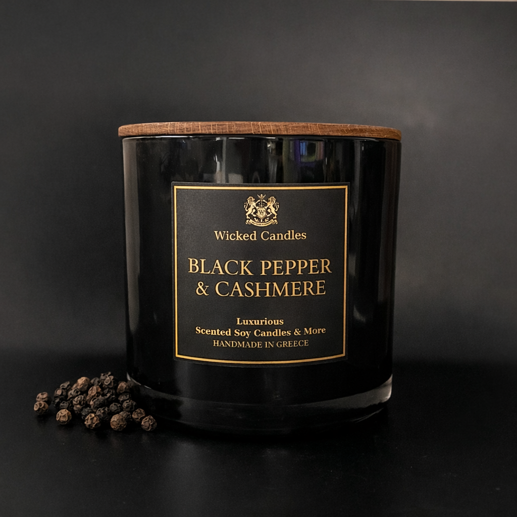 exclusive collection black pepper and cashmere kayal wicked candles