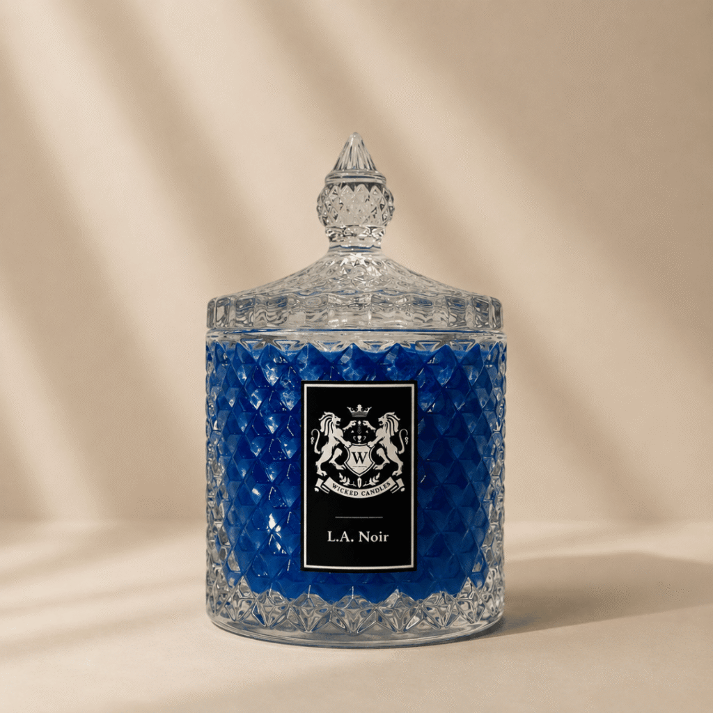 wicked candles πολυτελές αρωματικό κερί σε γυαλινο βάζο