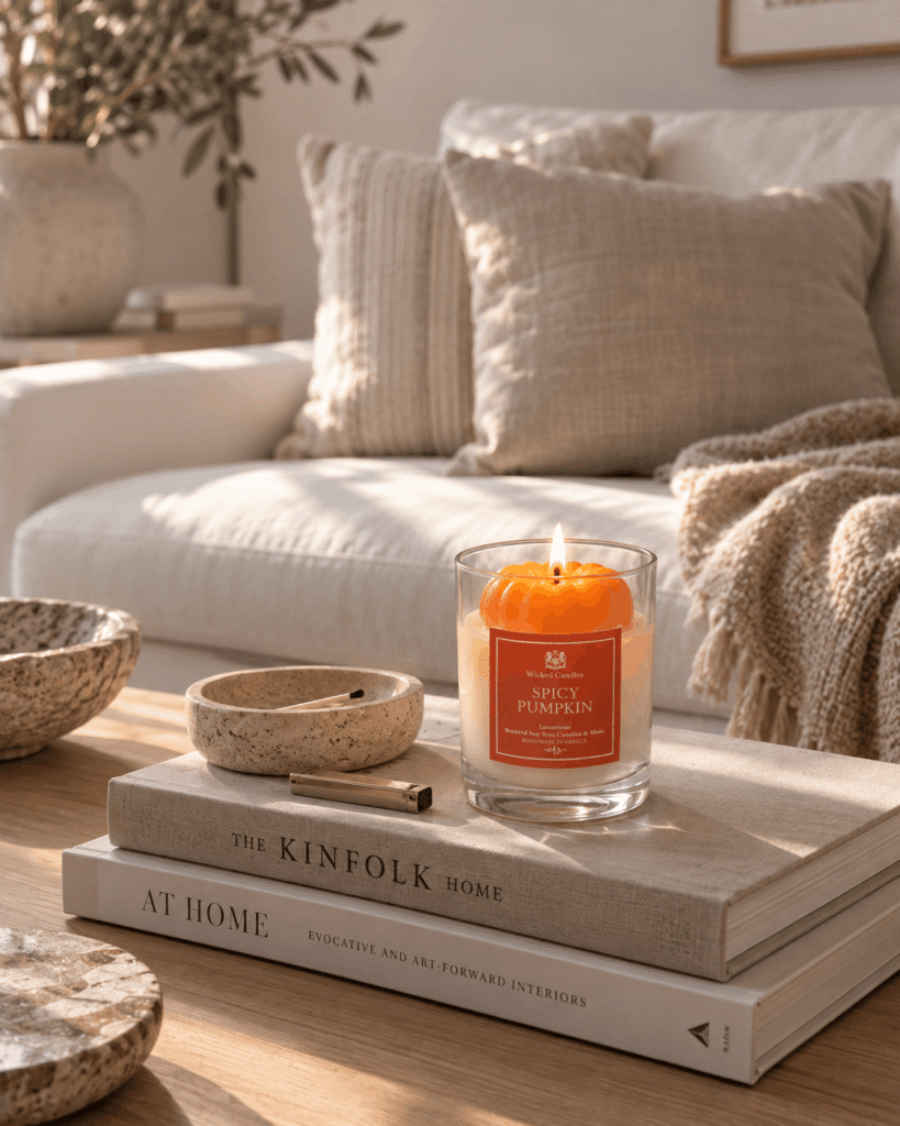 Πώς να μυρίζει όμορφα το σπίτι με Cotton Kiss reed diffuser και αρωματικό κερί Wicked Candles