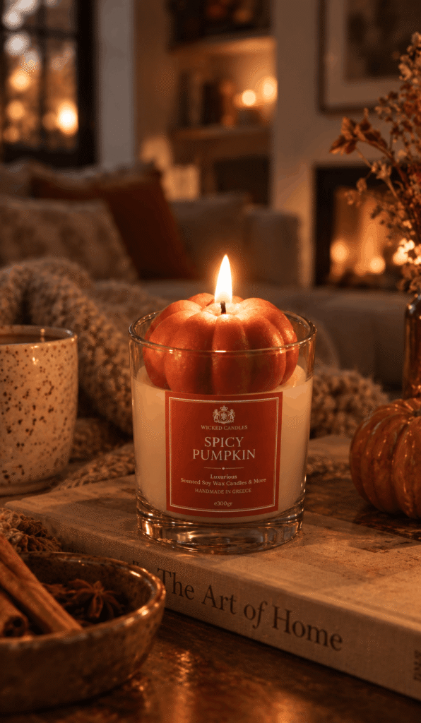 Pumpkin Season 2026 φθινοπωρινό κερί Wicked Candles